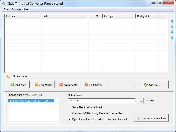 Okdo Tiff to Swf Converter