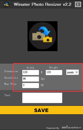 Winater Photo Resizer