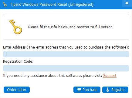 Tipard Windows Password Reset