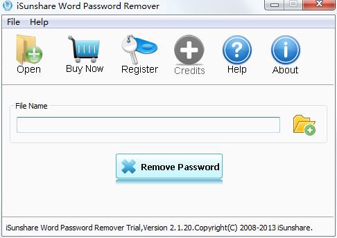 iSunshare Word Password Remover