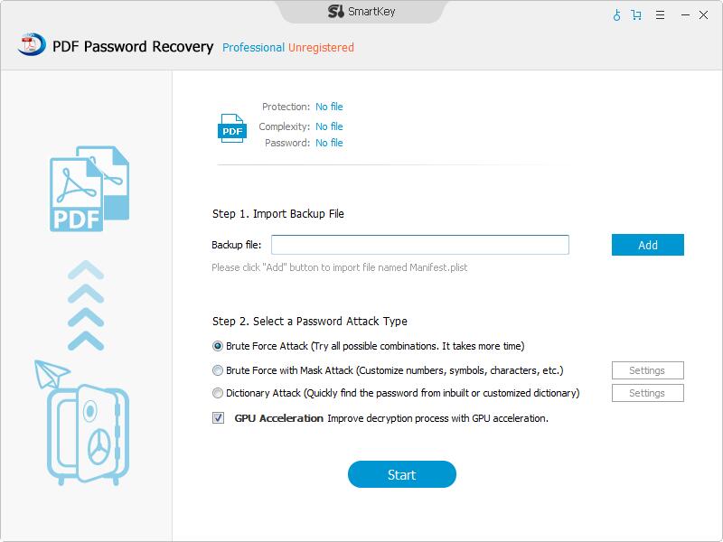 SmartKey PDF Password Recovery Pro