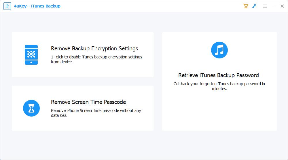 Tenorshare 4uKey iTunes Backup