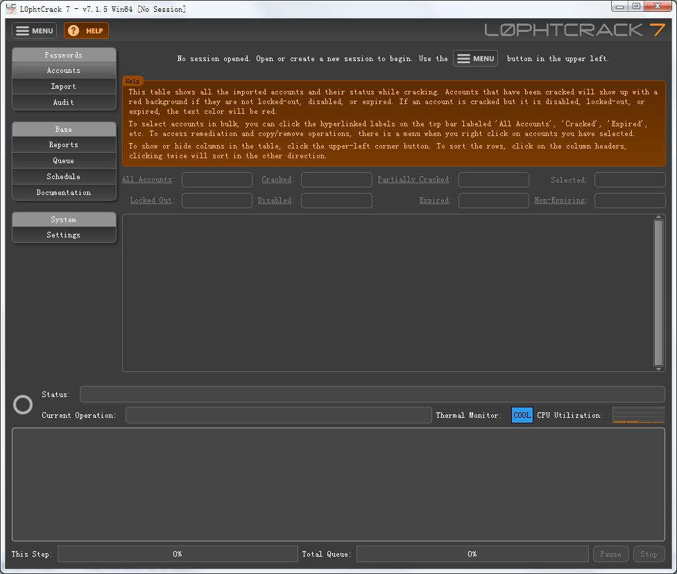 L0phtCrack Password Auditor