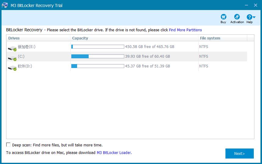 M3 Bitlocker Recovery