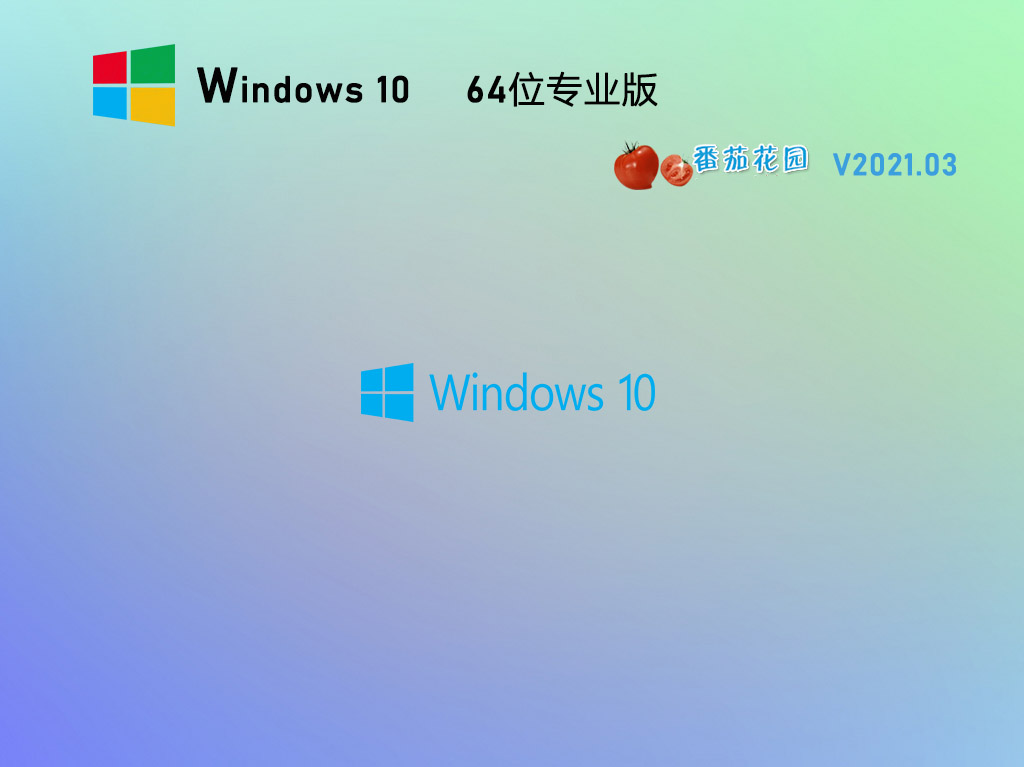 番茄花园Win10 64位全新专业版 V2021.03