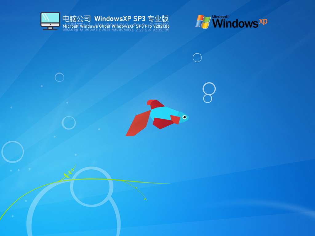 电脑公司Windows XP SP3极速专业版 V2021.06