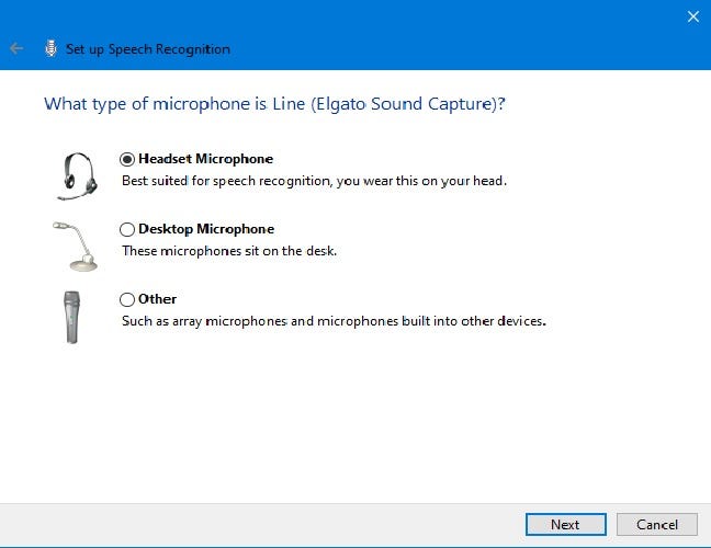 Windows10中用你的声音打字