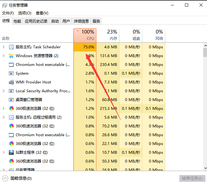 服务主机:Task Scheduler造成CPU占用10