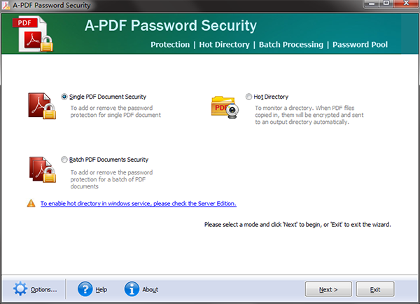 A-PDF Password Security