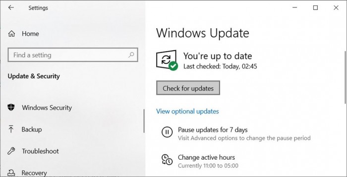 完美升级Windows10 2021年5月功能更新