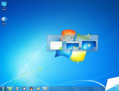 Win7怎么快速切换工作界面？