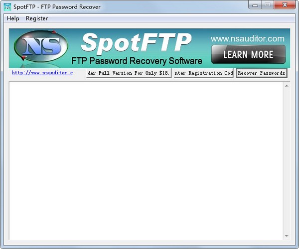  SpotFTP(FTP密码破解工具) V2.4.8 英文版  