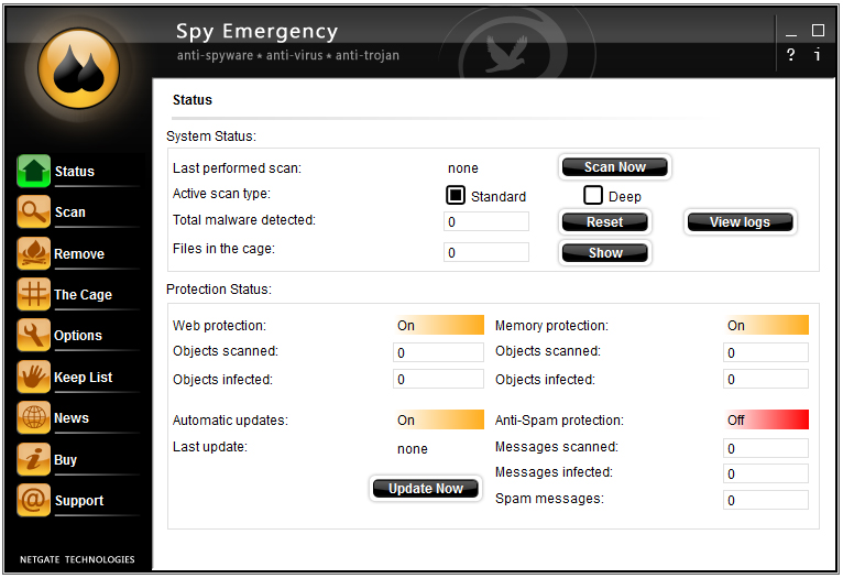 NETGATE Spy Emergency