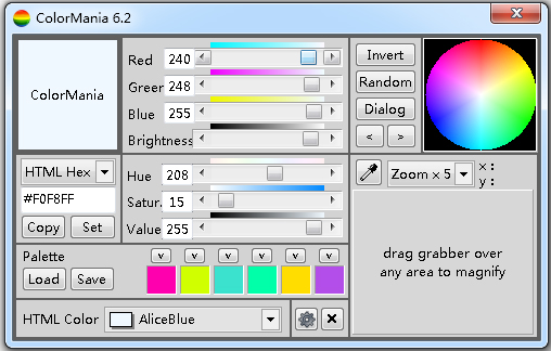 ColorMania(取色工具) V6.3 英文版