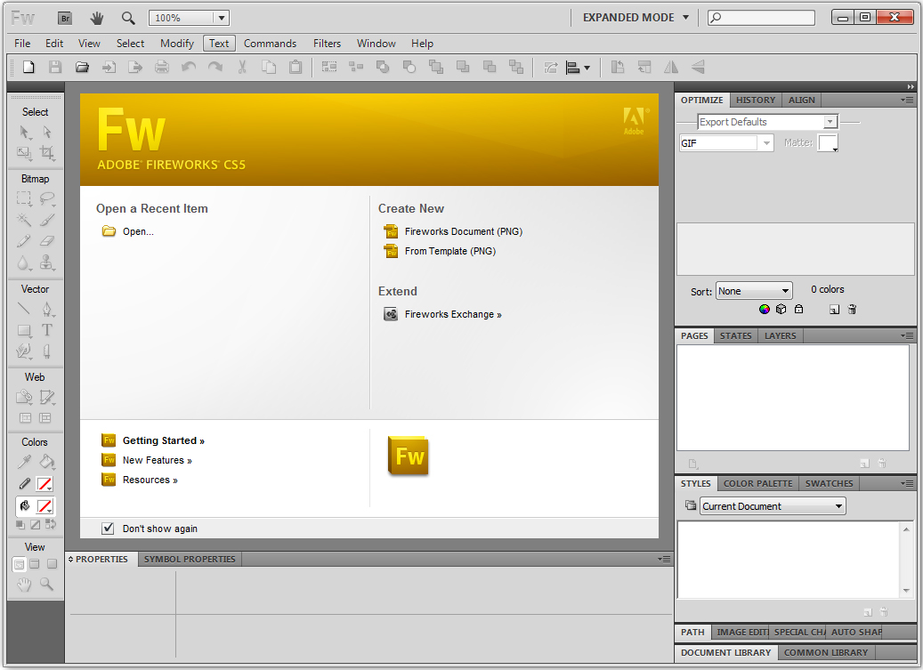 Adobe Fireworks CS5(图形处理软件)