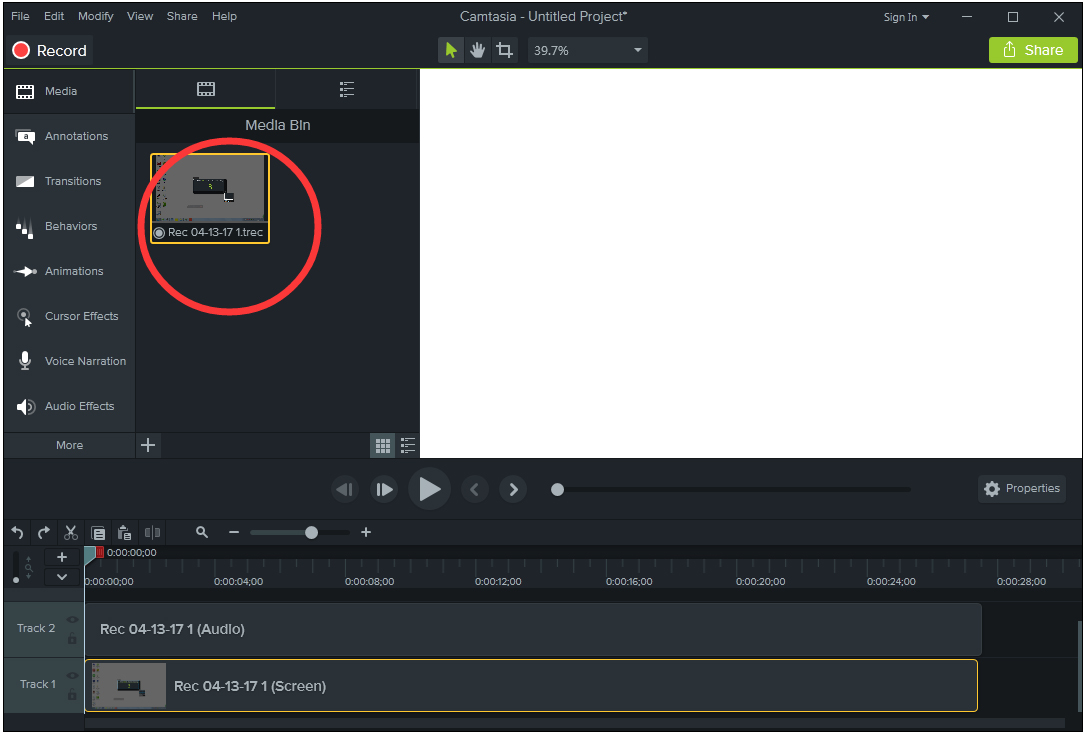 Camtasia Studio