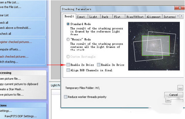DeepSkyStacker(图片叠加处理软件) V2.6.3 英文版