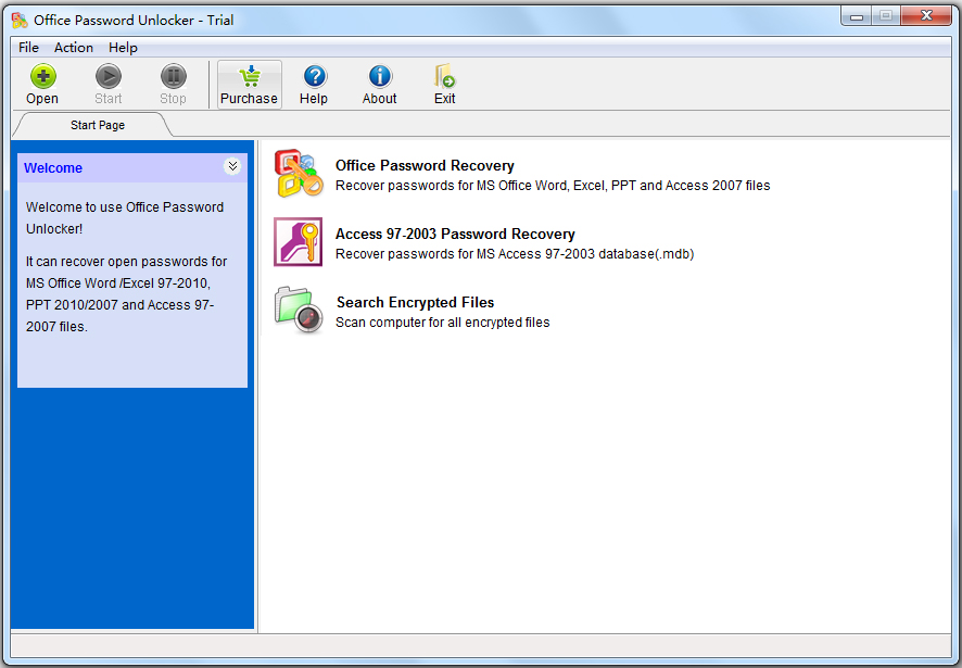 Office Password Unlocker(Office密码破解软件) V5.0.0.0 英文版