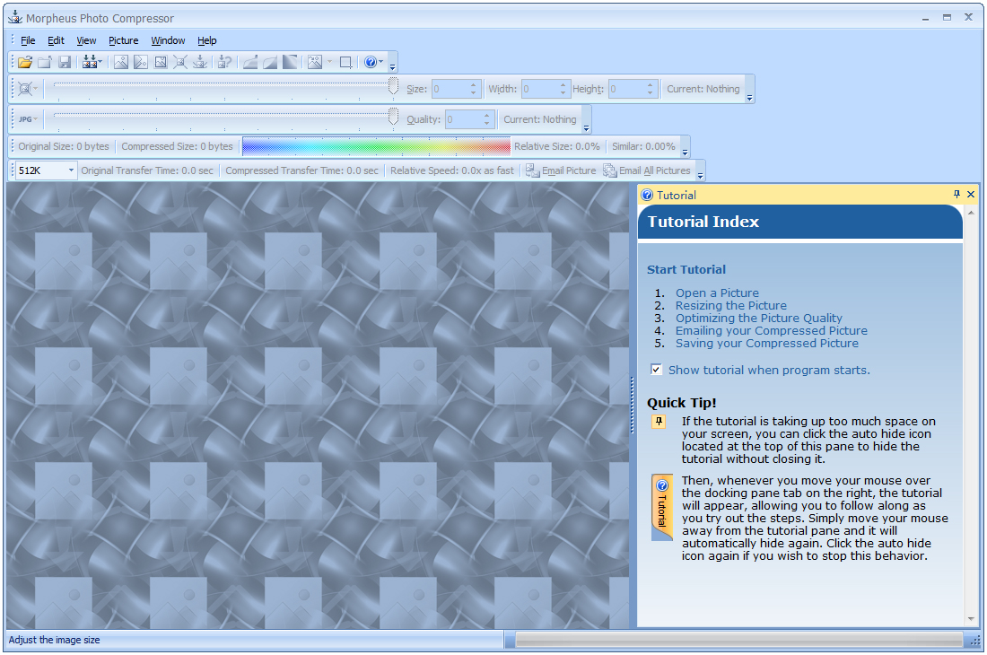 Morpheus Photo Compressor(图片尺寸像素调整工具) V3.01 英文版