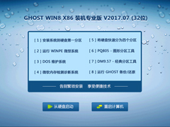 GHOST WIN8 X86 装机专业版 V2017.07(32位)