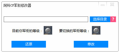 阿科CF军衔修改器 V1.0 绿色版