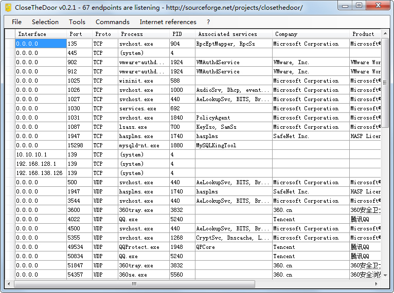 CloseTheDoor(端口关闭工具) V0.2.1