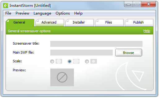 InstantStorm(Flash屏保制作软件) V2.0.1