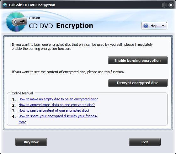 GiliSoft CD DVD Encryption