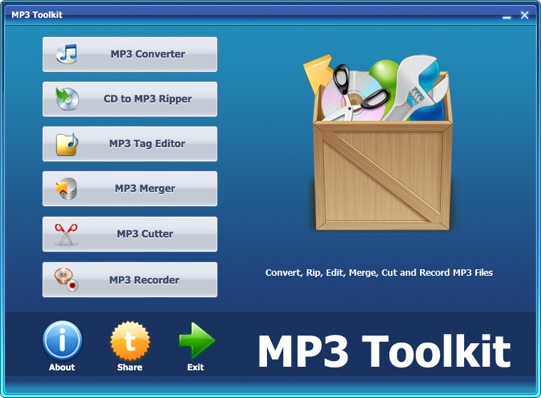 MP3Toolkit(音乐转换器) V2012 绿色版