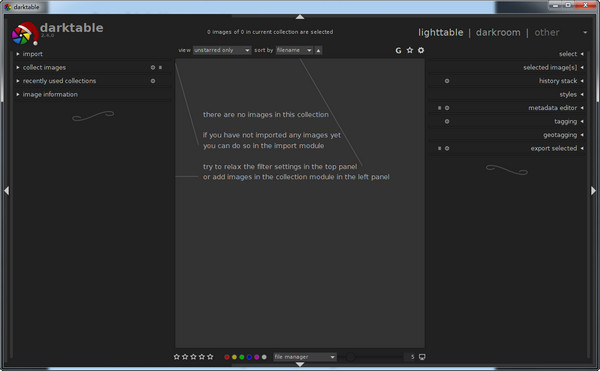 数字摄影暗房软件Darktable V2.4.0官方版