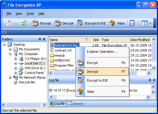 File Encryption XP 共享版 V1.7.342