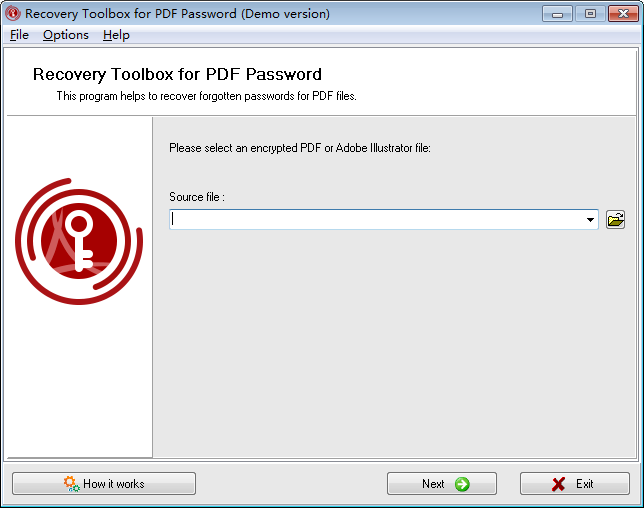 Recovery Toolbox for PDF Password