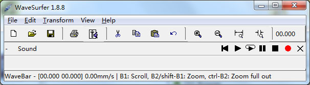 WaveSurfer(音频可视化软件) V1.8.8 绿色版