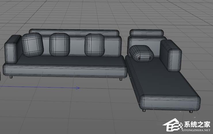 c4d如何建立沙发模型？c4d建立沙发模型的方法教程