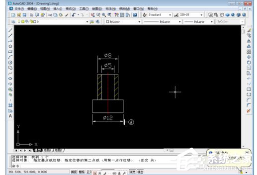 AUTOCAD2004图形形位公差怎么标注？