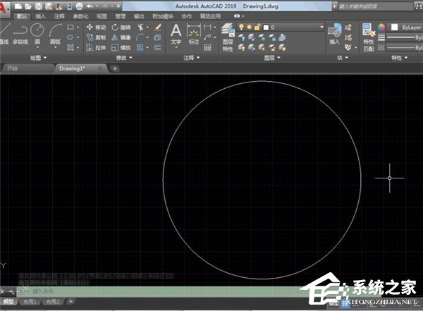 AutoCAD 2019显示线宽方法