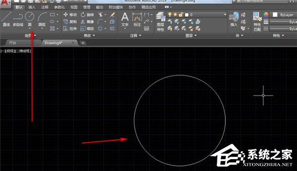 AutoCAD 2019的环形阵列使用方法