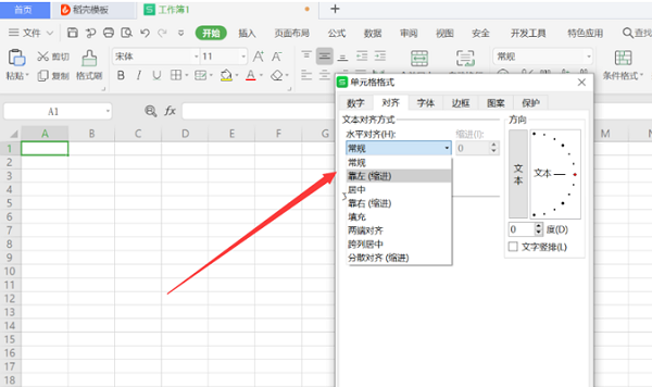 WPS在Excel的一个单元格内输入两行或多