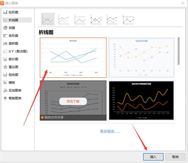 PPT里如何制作曲线图