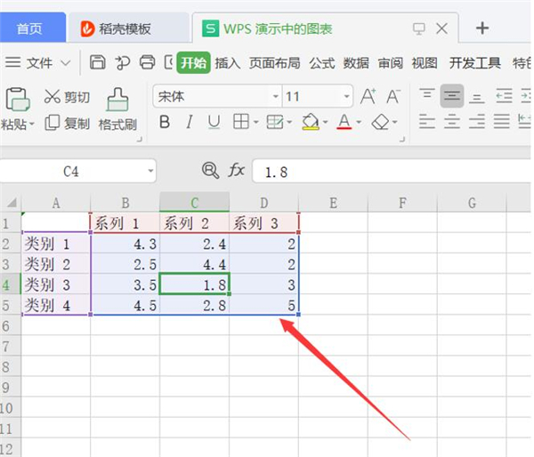 PPT里如何制作曲线图