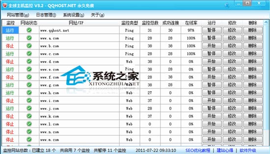 全球主机监控 3.2 绿色免费版