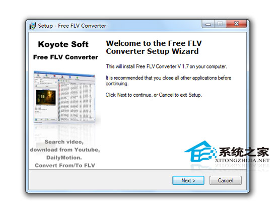 Free FLV Converter V1.7 汉化安装版