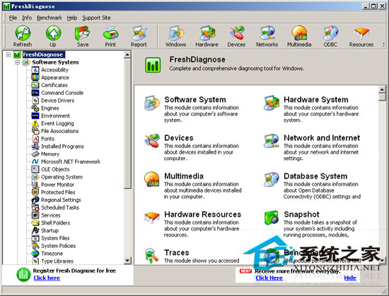 Fresh Diagnose(硬件性能分析) V8.62 多国语言绿色版