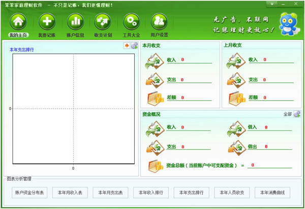 笨笨家庭理财软件 V5.1