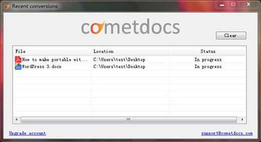  Cometdocs(文档格式转换软件) V1.4.1