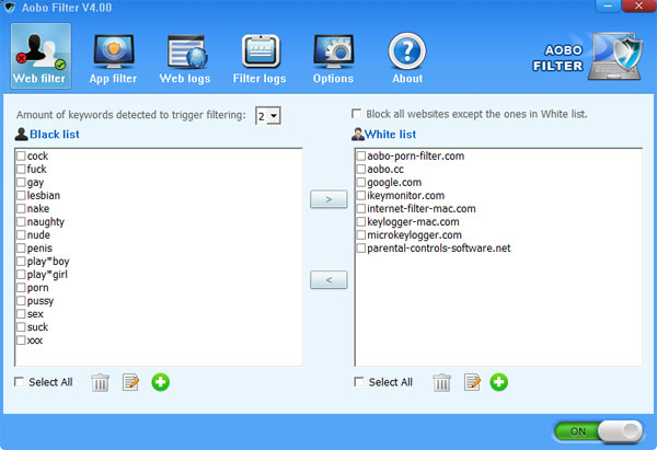  Aobo Filter(奥博网站过滤器) V4.0