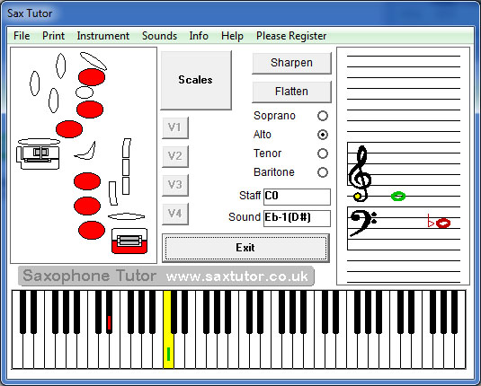  Sax Tutor(萨克斯学习软件) V6.0