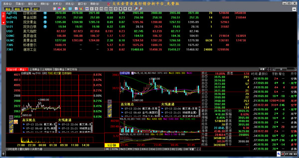  大长金贵金属行情分析平台 V1.0