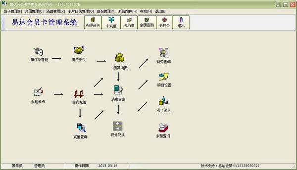  易达会员卡管理系统 V33.0.7