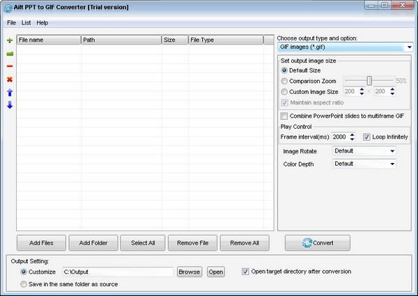  Ailt PPT to GIF Converter(PPT转GIF) V6.7 英文版